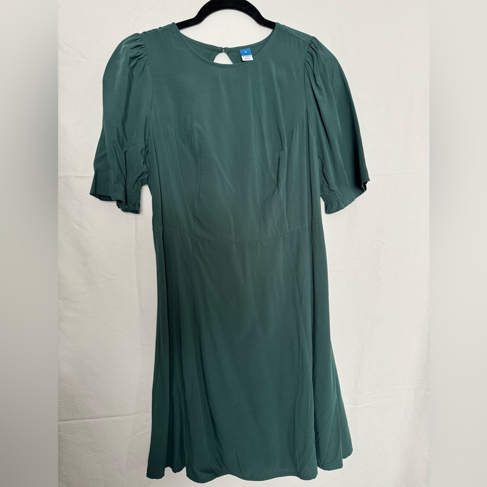 Old Navy Dark Green Long Sleeve Dress